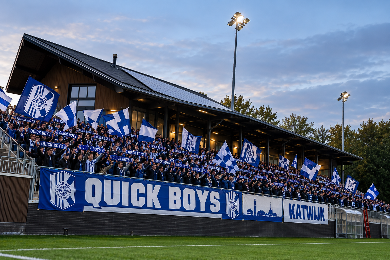 HFC Tribune Blauw Wit